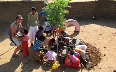 Plantation d’arbres à l’école d’Otjiwarongo