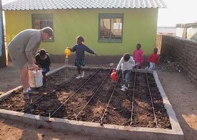Setting up an educational garden